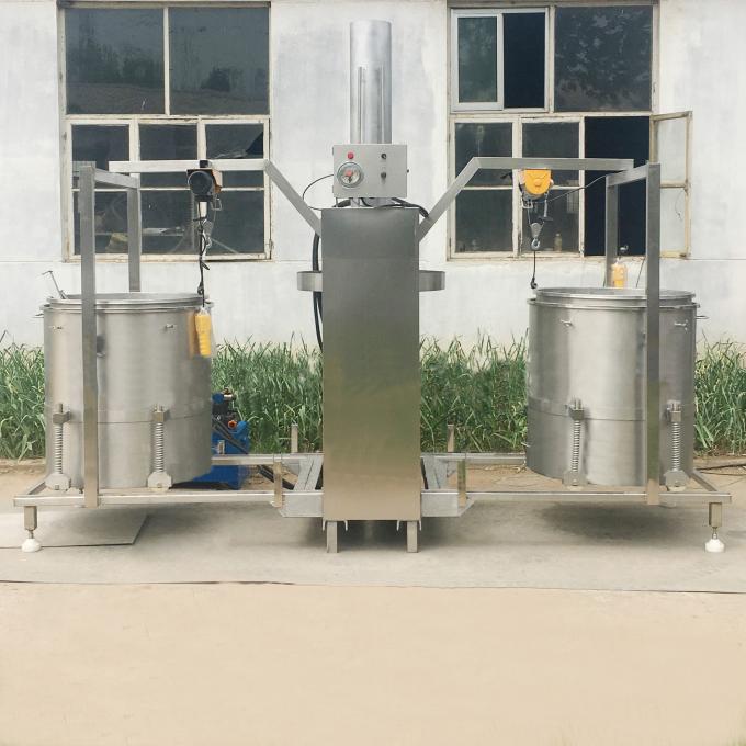 automatic garlic juice maker equipment with hydraulic physical pressure