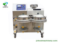 stainless steel food oil pressing machine with two filter pan for peanut/sesame oil make