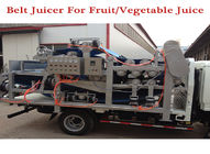 automatic stainless steel fruit conveyor double belt press machine for apple juice