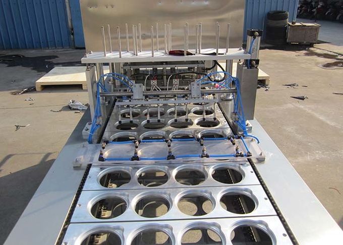 high quality stainless steel material chocolate/food cups sealing and filling machine