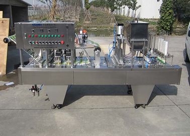 stainless steel material container packing machine/ filling and sealing machine