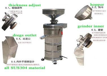 high quality stainless steel soybeans grinding machine/soya milk making machine