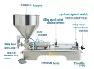 semi automatic small bottle filling machine stainless steel material