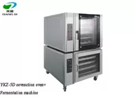 small stainless steel electric  5 trays convection oven+proofer