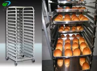 full stainless steel 64 trays diesel type pizza bread rotary baking oven