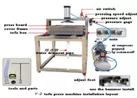 small type air pressure tofu panner pressing machine for sale/tofu machine
