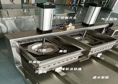 Pneumatic double tofu mould forming machine/tofu maker equipment