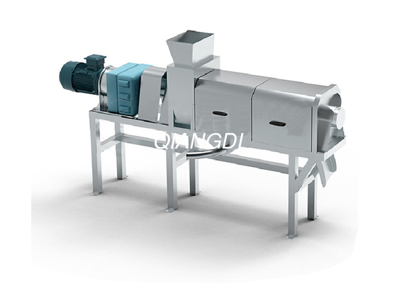 Industrial Automatic Double Screw Berry Pineapple Apple Grape Herb Vegetable Fruit Juice Squeezing Machine