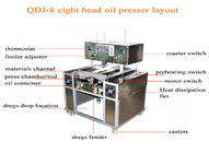 commercial 8 heads sesame oil maker equipment/food oil machine