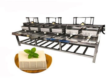 automatic china hard pneumatic tofu making machine with 6 tofu mold