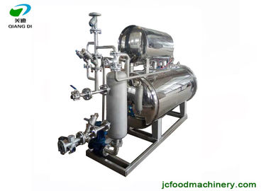 industrial automatic glass pet pp bottle fruit juice autoclave machine with steam spraying sterilization method