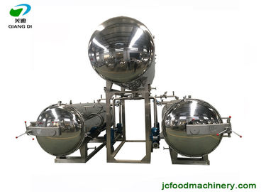 industrial semi-automatic electric autoclave sterilizer machine for bottles/pouches/bags/canned food