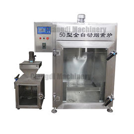 electric type automatic fish meat chicken bacon sausage smoking machine